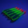 Yaman foamy fish on a double, 80 mm, color 26 UV, 5 pcs.