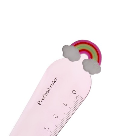 Line 12 cm "Rainbow", plastic, mix-6