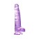 Falloimitator Realistic, TPE, 21 cm, purple color