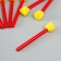 Set of drawing brushes - sponge, 8 pcs 10x2 cm