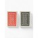 Plastic Plastic Maps 54 pcs "poker", 25 μm, map 5.5 x 8.5 cm, set 2 decks