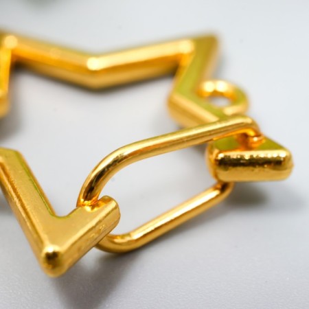 Carabine Metal "Zvezda" gold 2.6x2.6 cm-3