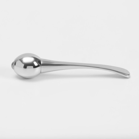 Face massage, with a ball, 7.5 × 1.6 cm, silver color-5