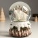 Souvenir Polystone Water Ball Music "White Bears in the Forest" 11.5x11.5x14 cm
