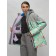 Ski suit, size 42, turquoise color