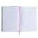 Leduced Diary A5, 160 sheets, Devente.elizabeth, firm artificial leather cover with foam rubber, color slice, a, block 70 g/m2, blue