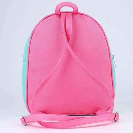 Youth backpack on lightning, mint/pink color-6