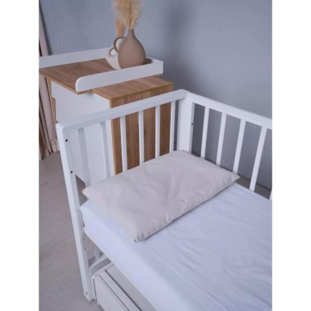 Children's pillow 40x60 cm, gray color-4