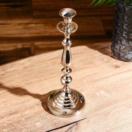 Aluminum "Staircase" for 1 candle 11x11x31 cm-3