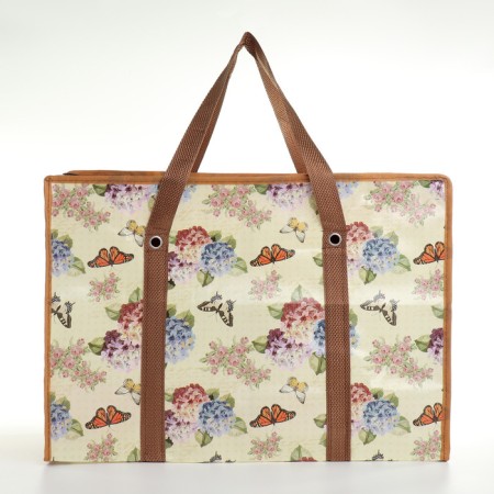 Lightning bag, external pocket, beige color-1