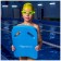 ONLYTOP swimming board, 39x27x4 cm, Mix color
