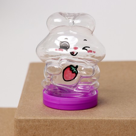 The basis for creativity and decor is a jar with a lid "Bunny", size - 6 × 4 × 4 cm, Mix color-1