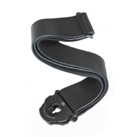 Planet Waves guitar belt, 50pll00 Planet Lock, leather black