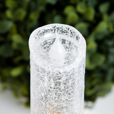 Nightmare "Ice candle" LED 1W from 3xlr44 batteries 4.5x4.5x12 cm Risalux-4