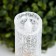 Nightmare "Ice candle" LED 1W from 3xlr44 batteries 4.5x4.5x12 cm Risalux