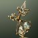 Souvenir "Angel with a dove", 3 × 5 × 7.5 cm, with crystals