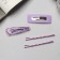 Invisibility for hair "Florence Paints" (set 4 pcs) 5.5 cm, purple