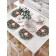 Set of napkins for setting the table "Fairytale Christmas Wreath", rectangular, size 32x46 cm, 4 pcs