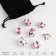 Cubes set for D&D (Dungeons and Dragons, DND), series: D&D, "drop", 7 pcs