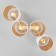 Tago chandelier, 4x60W E27, white color