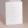 Nail stickers "heart", voluminous, white color