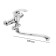Accoona A7053 bath mixer, single -leaf, brass, chrome