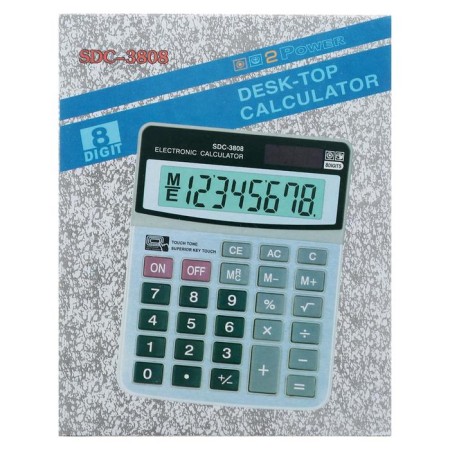 Desktop calculator, 8 - discharge, SDC - 3808-5