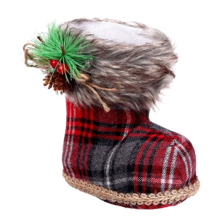 Candlest "Boot", Cage, Color Red-1