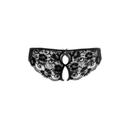 Erotic lace panties with EROLANTA access, black color, size 50-52-7