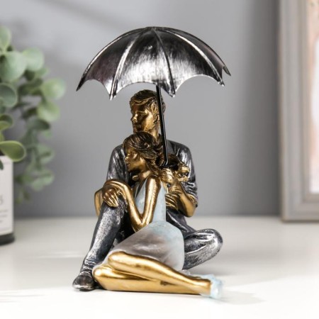 Souvenir Polystone Romance "Lovers" 12x10x18 cm-1