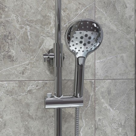 Shower system IDDIS RAY RAYSB3FI06, tropical shower, shower, brass, chromium-4