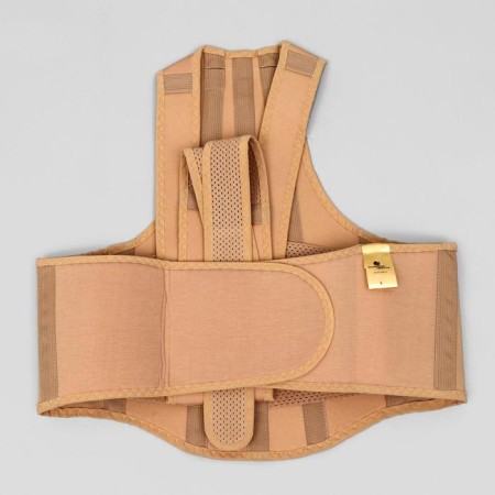 Posture of posture nt kr-031, reinforced, 4 ribs, size L, beige color-4