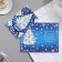 Happy New Year Walking card! Congrev, embossing, spruce, 12.5x19.5 cm