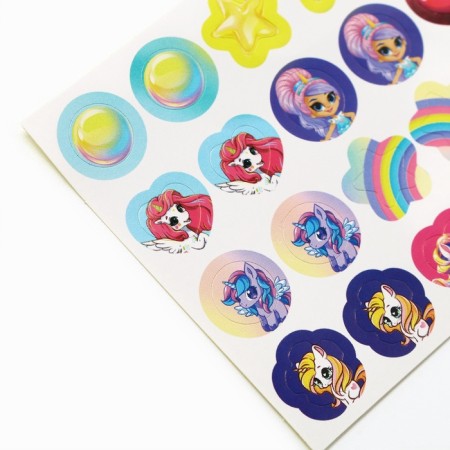Clips stickers "Be the brightest" children, 12 pcs-2