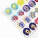 Clips stickers "Be the brightest" children, 12 pcs