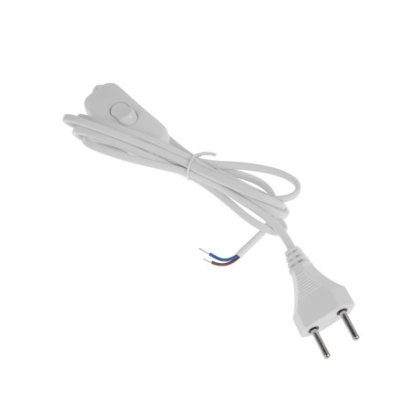 Luazon Lighting Eco, 1.7 m, SHVVP 2x0.5 mm2, with a passage switch, white-1