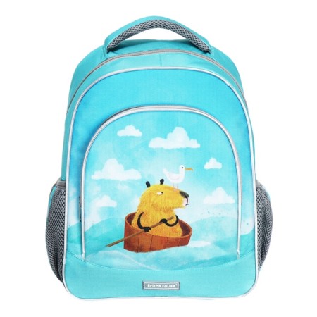 School backpack Erich Krause Ergoline 15l, 39 x 28 x 14 cm, ergonomic back, Capybara Travel 60097-2