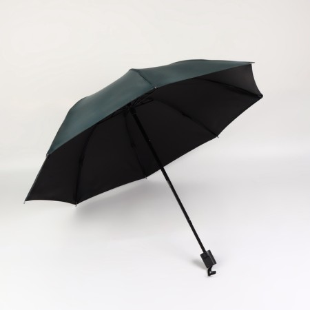 Mechanical umbrella “plain”, 8 spokes, r = 47/55 cm, d = 110 cm, emerald color-2