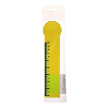 A set of 4 bookmarks of plastic Erichkrausematt Neon, scale 15cm, mix-5