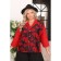 Female jacket, size 52, red color