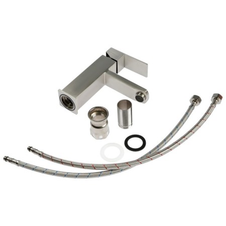 ACCOONA A96201, 1-crap mixer for the shell, 35mm cartridge, h = 18cm, stainless steel-4