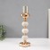 Summary Metal, plastic per 1 candle "Nega" d = 5 cm beiz with gold 10x10x29 cm
