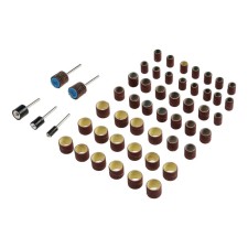 A set of mini-drifts for the engraver of the tundra, abrasive circles and rolls, 3.2 mm, 52 subjects