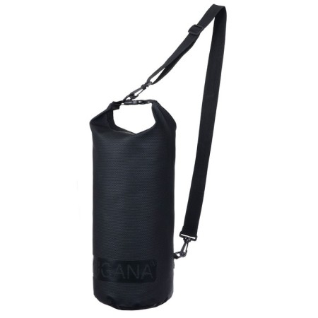 Yugana Germushka, PVC, waterproof 15 liters, reinforced, one belt, black-5