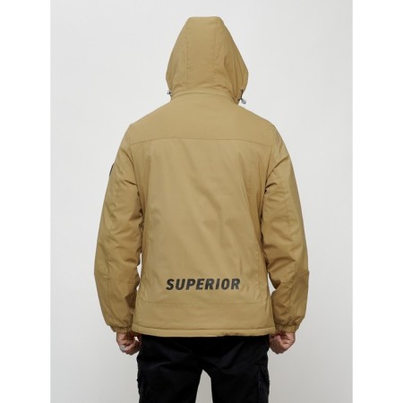 Sports male jacket, size 48, beige color-5