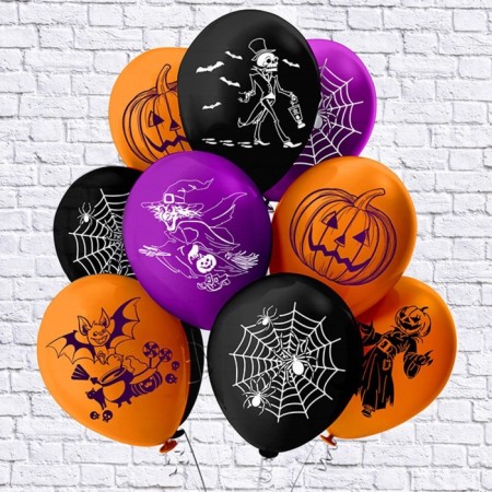 Shar Latex 12 “Halloween!”, Silkography, 2-hand, 6 designs, set 25 pcs.-2