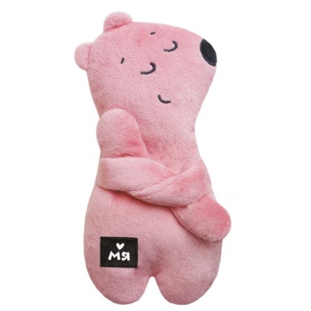 Developing toy "Bear William", with cherry bones, 20 cm