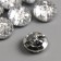 Buttons plastic for creativity "Round with faces" set of 12 pcs 1.5x1.5 cm