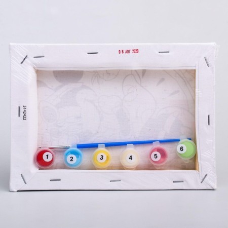 Picture on numbers for children, 21x15 cm, Minnie Mouse-3
