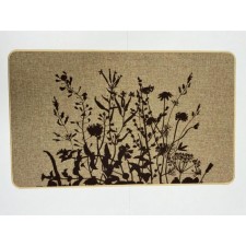 Batista mat, 45x75 cm, drawing thistle